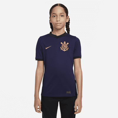 正規品Nike Corinthians サッカーユニフォーム　キッズXS S.C. Corinthians 2021/22 Stadium Third Big Kids' Nike Dri